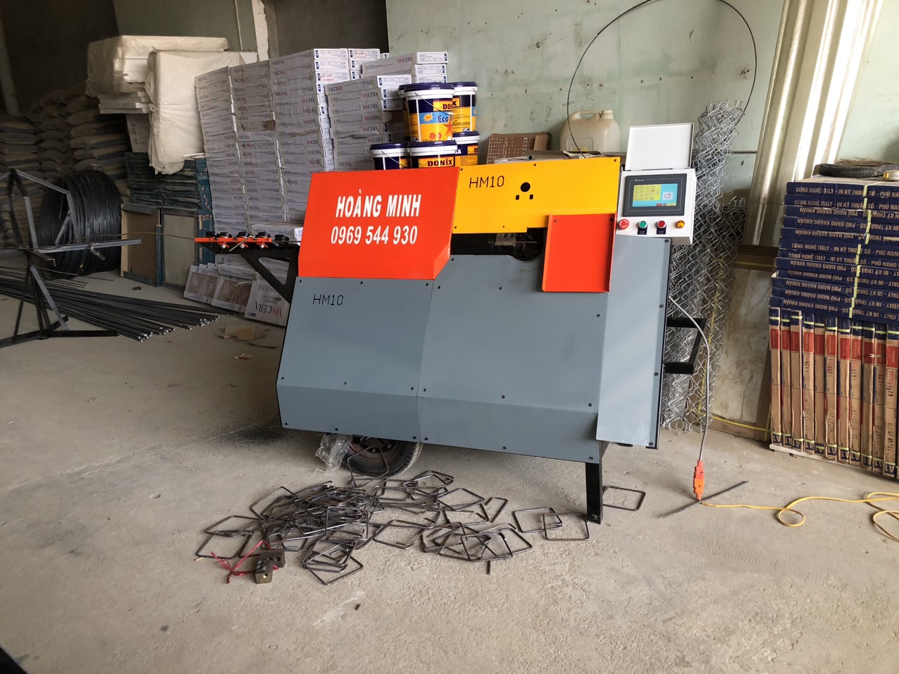 Ưu điểm nổi bật của máy bẻ đai sắt Hoàng Minh